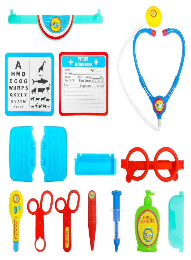 VGRASSP 18 Pcs Doctor Suitcase Set Toy for Kids - Pretend Playset with Doctor Instruments for Boys and Girls - Birthday Gift - Color As Per Stock - Image 5